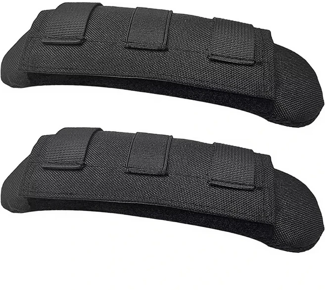 전술 어깨 패드 플레이트 캐리어 FCPC JPC XPC 조끼 에어소프트 컴포트 쿠션 패드 스트랩 보호 1 쌍, 02 Black