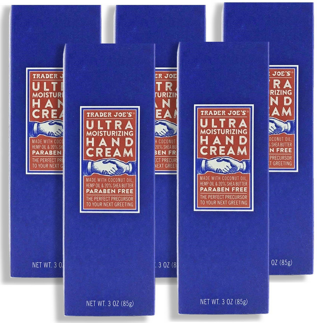 Trader joe's 트레이더조 울트라 모이스처라이징 핸드크림, 5개, 85g