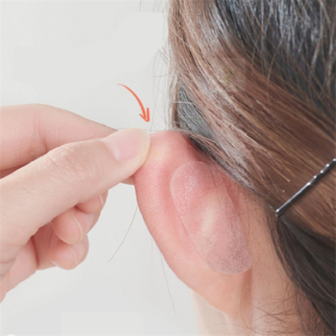 누운귀 테이프 엘프귀 스티커 얼굴, 홈있음