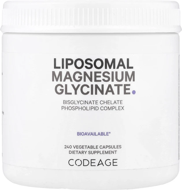 Codeage 리포소말마그네슘글리시네이트 베지 캡슐 240정, Codeage리포소말마그네슘글리시네이트베지캡슐240정, 1개 - 쿠팡