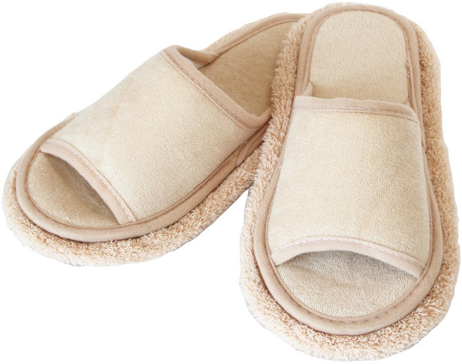 필굿리빙 모던 청소슬리퍼, 중(여자), 베이지, 1개