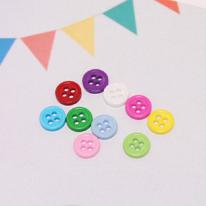 칼라단추(8mm-20개set), 1개