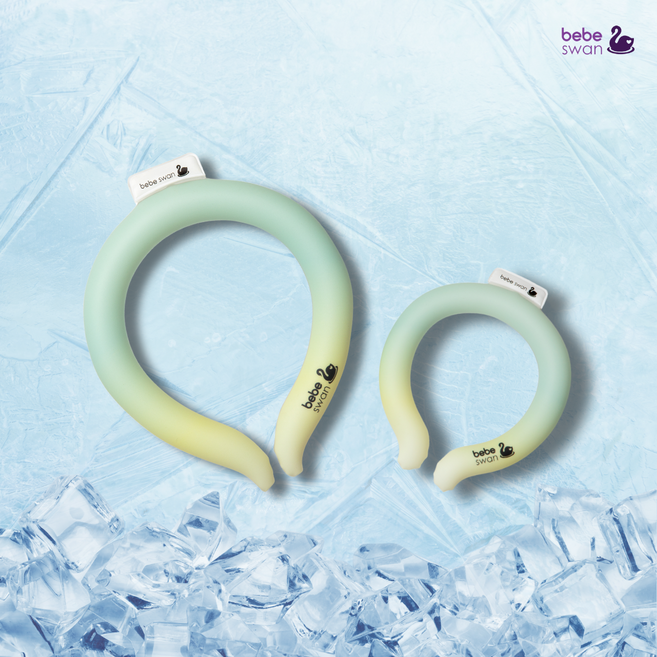 베베스완 쿨넥밴드 더운 여름 필수품, S, 스완퍼플