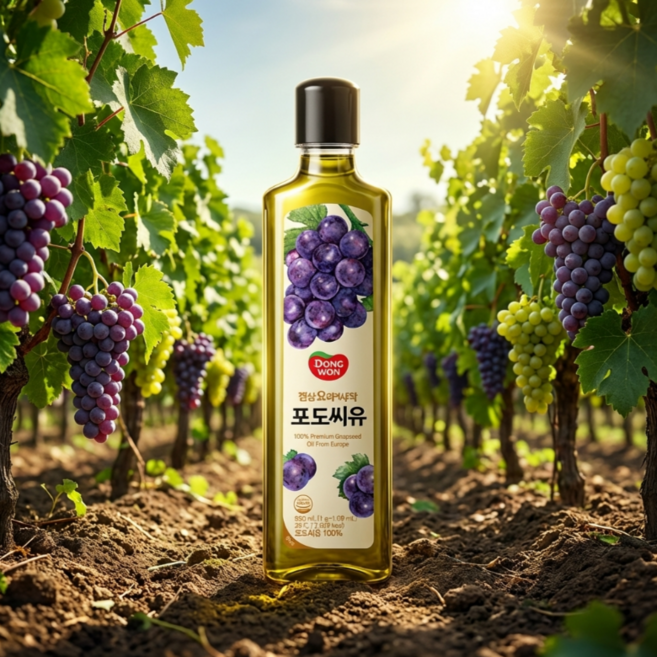 동원 포도씨유850ml, 850ml, 24개