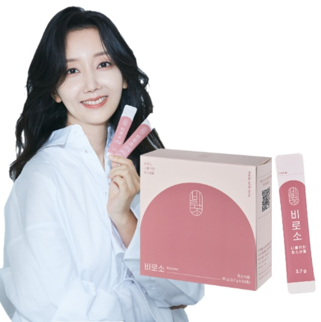 비로소 리얼 곡물 발효 소화 효소, 111g, 3개