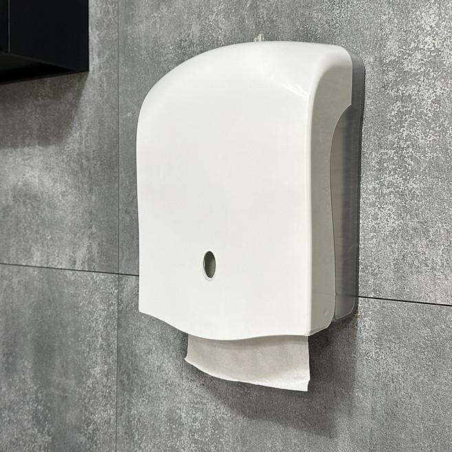 티슈갤러리 스무스 핸드타올케이스 디스펜서 화이트, 1개