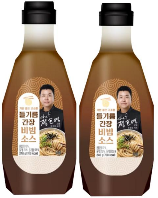 들기름 간장 비빔소스 만능 비빔 양념장, 2개, 240g