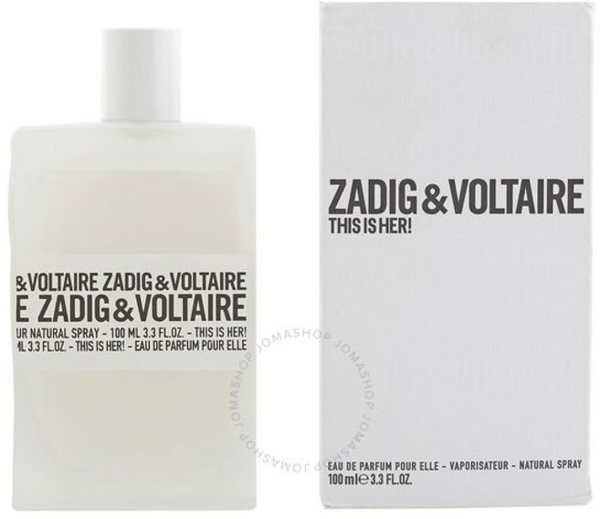 Zadig Voltaire and 레이디스 이것은 그녀입니다 오드퍼퓸 100ml, 1개