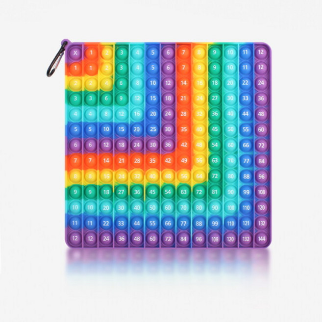 [키움하우스] 푸쉬팝 대형 1-144 수배열 구구단 팝잇 곱셈 덧셈 숫자놀이 수세기 수인지 연산활동 수학교구, 선택:푸쉬팝곱셈덧셈-대형