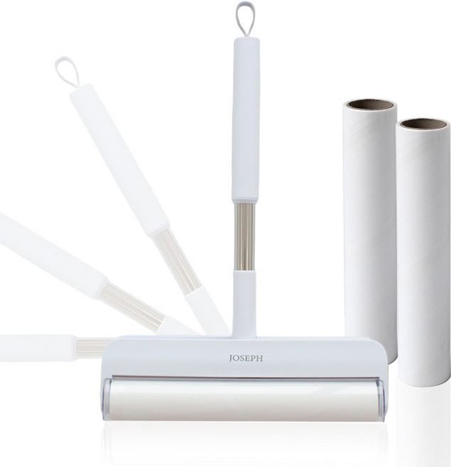 조셉드림 돌돌이 테이프클리너 24cm 광폭 사선커팅 리필2개 포함, 1세트