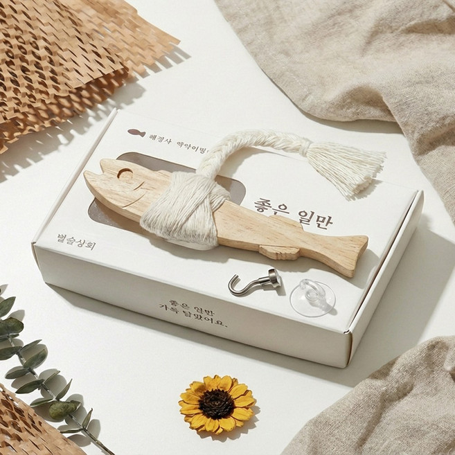 [국내제작]별솔 액막이 명태 차량 현관 자석 집들이 개업선물 액막이, 전통