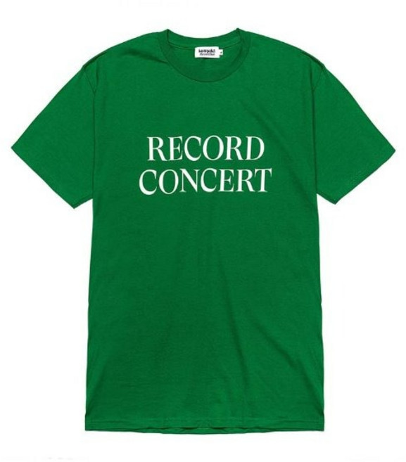 [컴팩트 레코드 바]KOMPAKT RECORD BAR_Record Concert T-shirts - Green/White