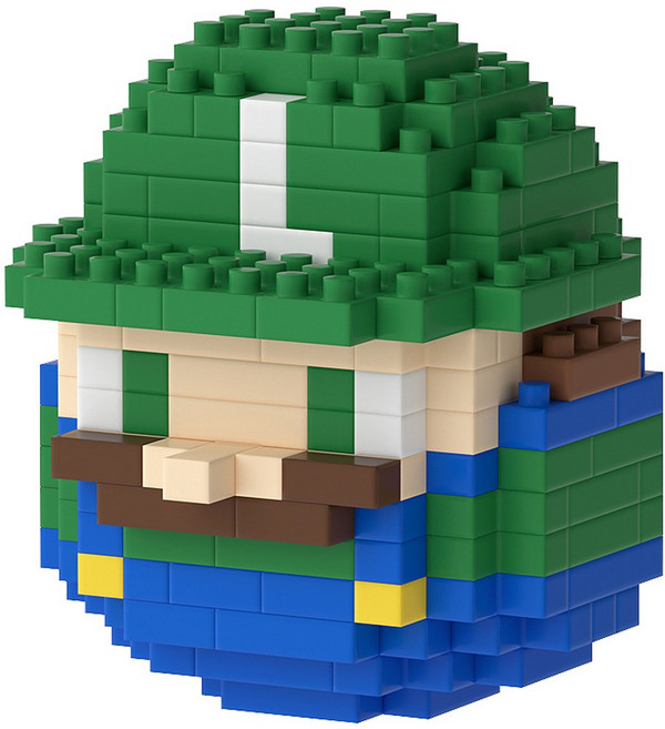 [알꿀밤-나노블럭-수리공] MS알 녹색 수리공, 1개