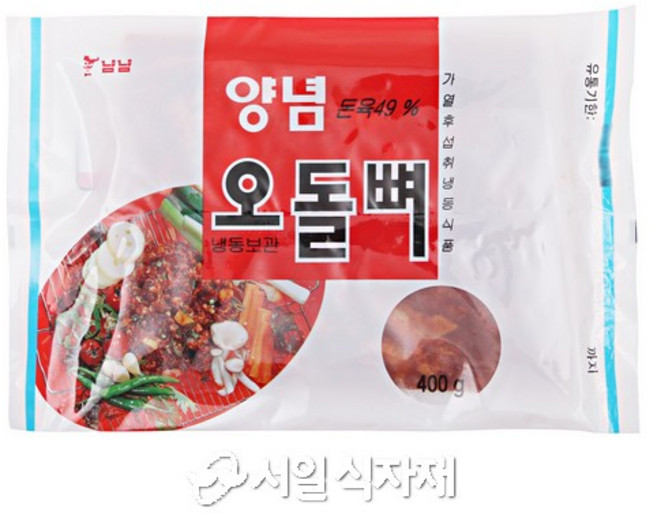 (무)(냉동)냠냠양념오돌뼈 400gX10개, 10개, 400g