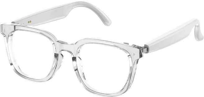 ANYOU 번역 안경 스마트 AI 블루투스 선글라스 통화 노래 듣기 웨어러블, 화이트, HY-1009