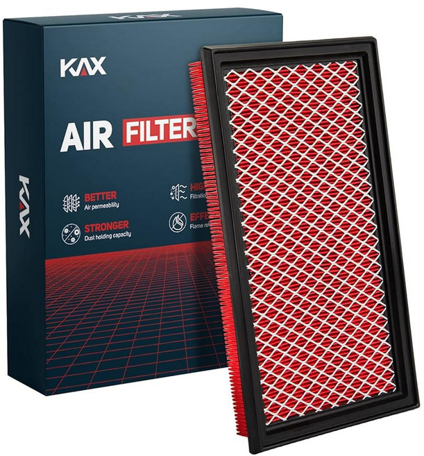 KAX 프리미엄 엔진 에어 필터 GAF032 (CA12061) 혼다 파일럿 2016-2022 MDX 2016-2020 오디세이 2018-2023 패스포트 2019-2023, Premium Engine Air Filter, 1개