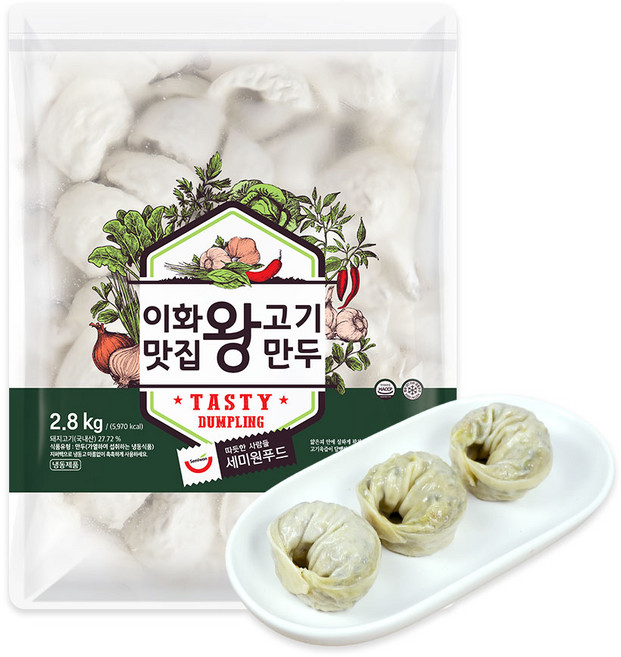 이화맛집고기왕만두, 2개, 2.8kg