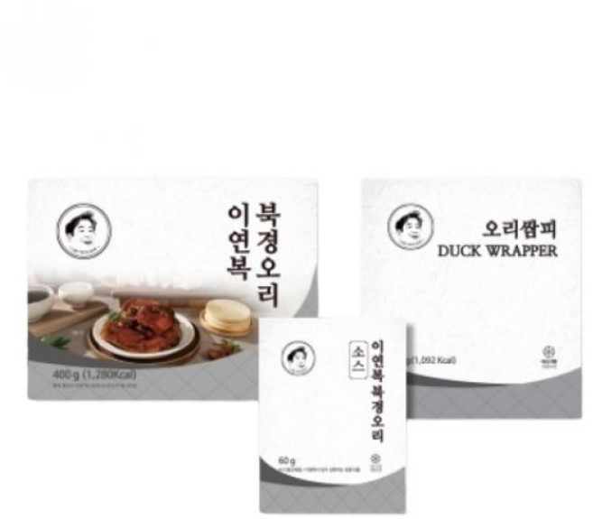 이연복 북경오리 5세트(통오리고기 5팩+소스 5팩+밀전병 1팩(42장)), 이연복 북경오리 5세트(통오리고기 5팩+소스 5팩+밀전, 400g