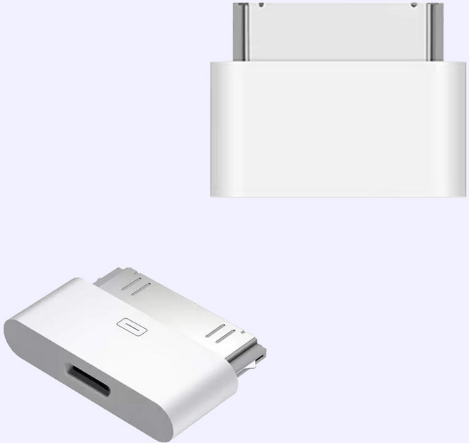 에이링크 호환 iphone / ipad 전용 30핀 호환용품 A팟 A폰 8핀 to 30핀 충전기 변환젠더 A8P30P-J, 1개, (8핀)to 30핀 (변환젠더), 26mm