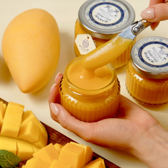 멜팅스 망고커드 고급 망고잼 망고버터잼 스프레드, 1개, 255ml