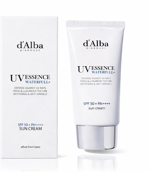 [비건뷰티] 달바 워터풀 에센스 선크림 SPF50+ PA++++, 50ml, 1개 - 쿠팡