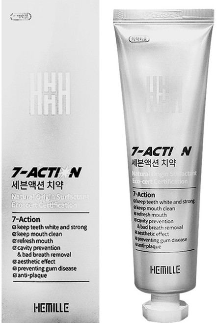 헤밀레 잇몸 질환 예방 세븐액션 치약, 1개, 130g