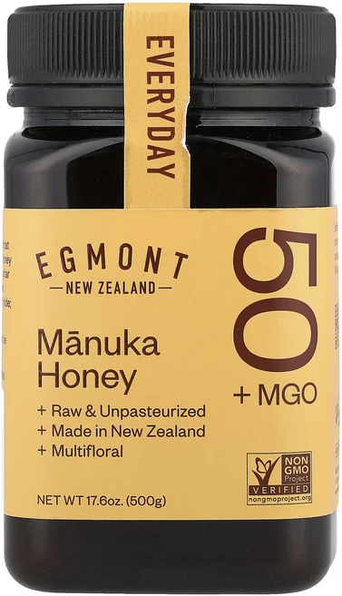 몸관리하세요 겨울입니다 Egmont Honey 마누카 꿀 무가공 및 비살균 꿀 MGO 50+ 500g(17.6oz) 특별관리진행, EgmontHoney마누카꿀무가공및비살균꿀MGO5050 - 쿠팡