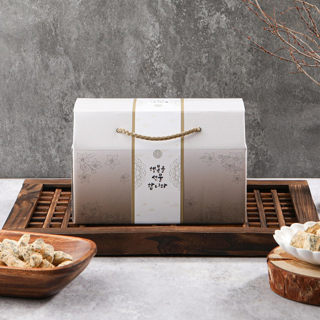 답례품 선물세트 수제 콩고물 도라지정과, 10개, 50g