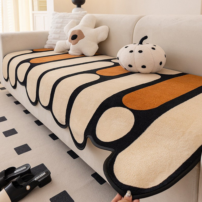 럭셔리 북유럽 극세사 쇼파패드 미끄럼방지 정전기방지 논슬립 매트