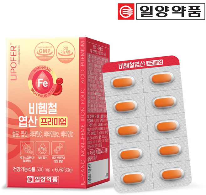 비헴철엽산 프리미엄 30g, 2개, 60정
