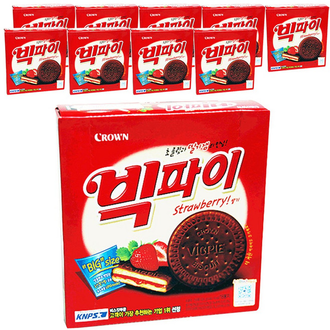 빅파이 딸기, 324g, 10개