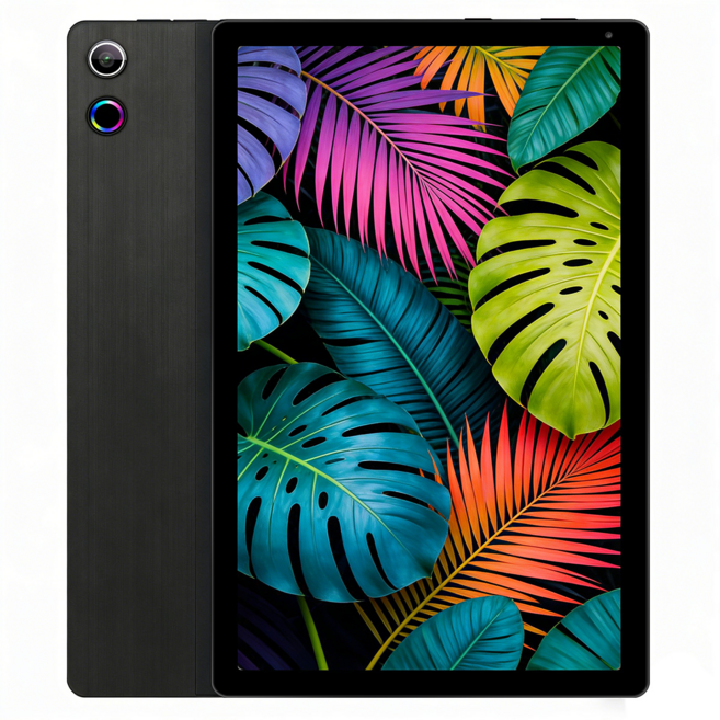 Pixelion 태블릿 10.4인치 20G+128G 8코어 태블릿PC 안드로이드 15, Wi-Fi, 128GB, 블랙/Black