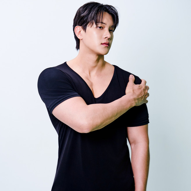 디바라 가슴+어깨 보정티셔츠 런닝 프레임 핏 체인저 4.5 ver