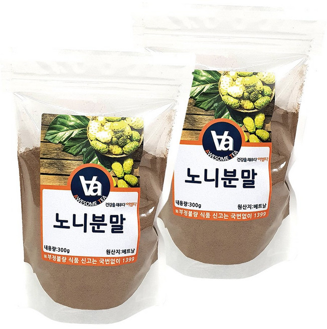 베트남 노니 분말 가루, 300g, 4개