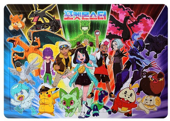 포켓몬스터-대형퍼즐 01, 1개, 130피스