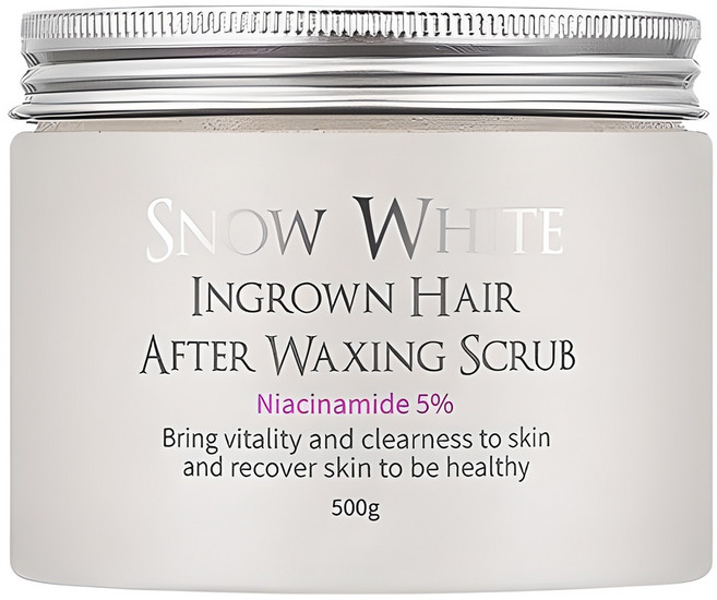 뷰티레시피 스노우화이트 인그로운헤어 에프터 왁싱 스크럽, 500g, 1개