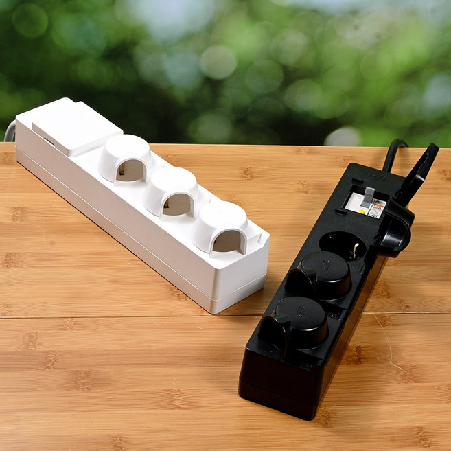 국산 4000W 고용량 방수 멀티탭 에어컨 냉장고 건조기 대용량 고전압 과부하차단 멀티콘센트 3구, 1개, 화이트, 10m