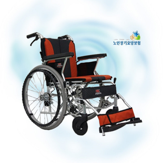 미키코리아 알루미늄 휠체어 수동 활동형 환자용 실버용품 POCKET-5D, 1개