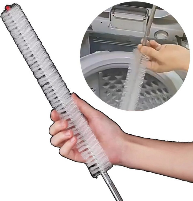 안심구매단 통돌이세탁기 청소솔 세탁조 틈새 브러쉬, 화이트, 1개