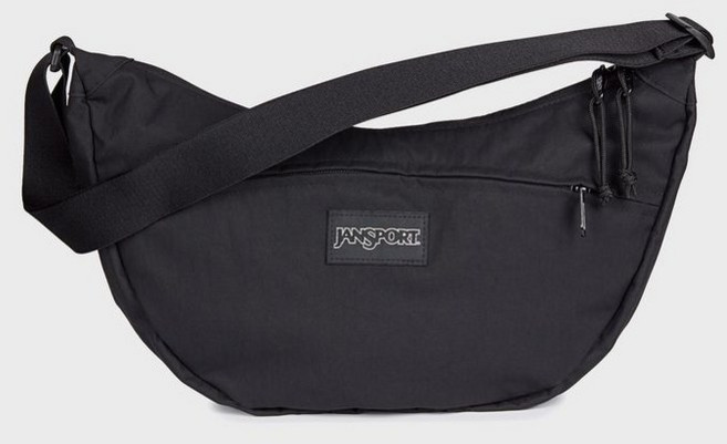 잔스포츠 JANSPORT 언페이즈드 크로스바디 라지 SOFT NYLON BLACK