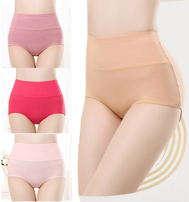 이너퀸 프리수 여성용 빅사이즈 면 스판 M~XXL 복부 복대 뱃살 삼각 팬티 마카롱팬티