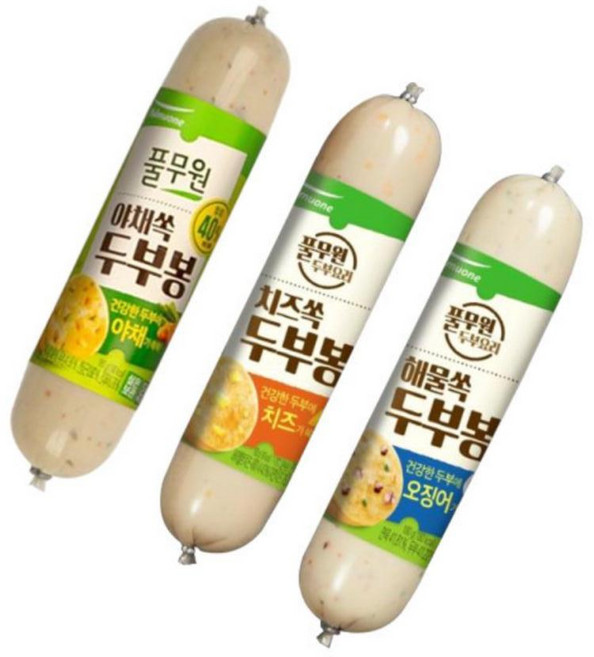 풀무원식품 두부봉 야채쏙 해물쏙 치즈쏙 180g, 1개