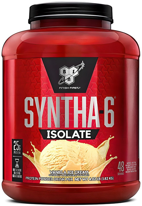 비에스엔 신타-6 아이솔레이트 프로틴 파우더 드링크 믹스 단백질 보충제, 1.82kg, 1개