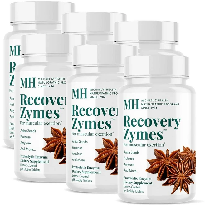 MH 리커버리 자임스 MICHAEL'S Health Recovery Zymes proteolytic enzyme formula, 6개, 270정 - 쿠팡