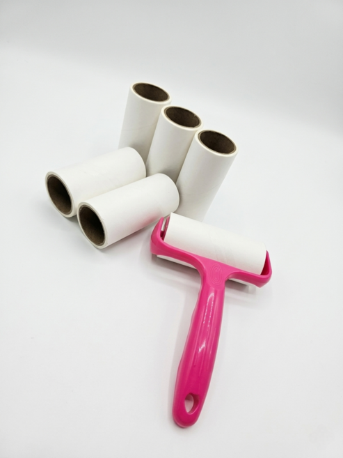 사선컷팅 먼지 제거 돌돌이 (리필 5개 포함), 1개