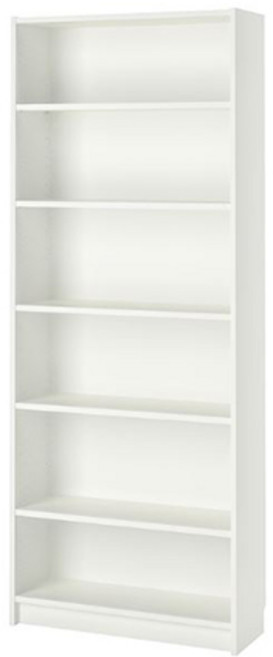 이케아 BILLY 빌리 책장 화이트 80x28x202cm 005.220.47, 6단