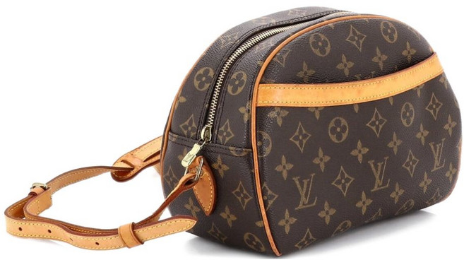 루이 비통 중고 블루아 핸드백 모노그램 캔버스 크로스 백