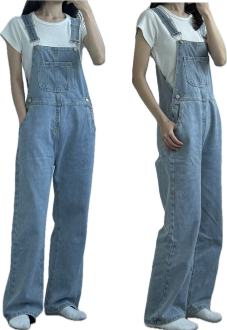 (2color. 3size)멜빵어때 Y2K 와이드핏 멜빵 팬츠 점프수트 가을 루즈핏 통바지