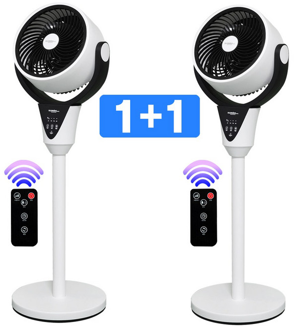 후지이엘티 스탠드 리모컨형 에어 서큘레이터 2개, DWF-CE1110R
