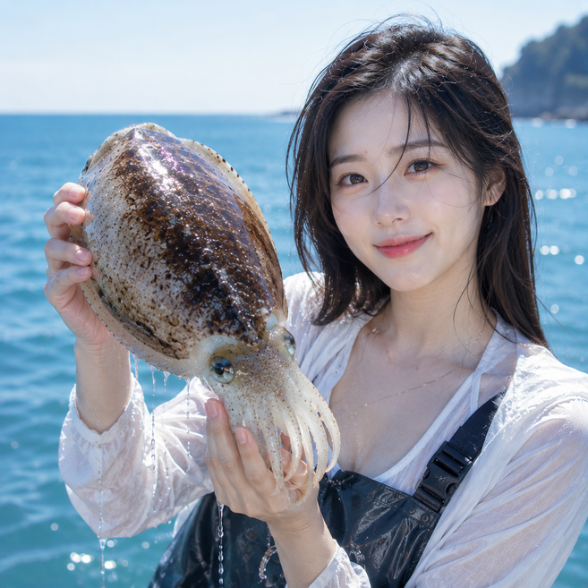 [판매1등] 산지직송 활 갑오징어 생물 갑오징어 당일조업, 1박스, 2kg